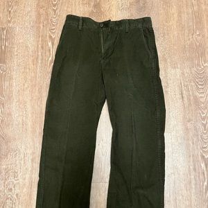 Men’s Olive Corduroy Pants Banana Republic